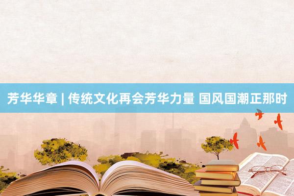 芳华华章 | 传统文化再会芳华力量 国风国潮正那时