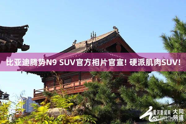 比亚迪腾势N9 SUV官方相片官宣! 硬派肌肉SUV!